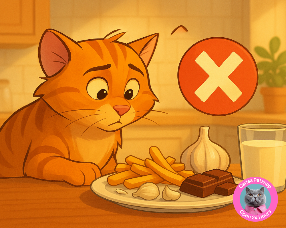 5 Makanan berbahaya buat kucing