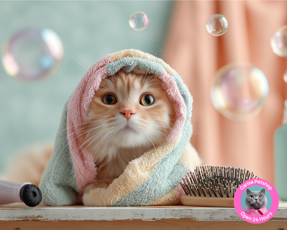 Grooming Kucing Sendiri di rumah
