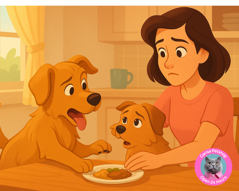 Nggak Boleh Ngasih Makanan Manusia ke Anjing