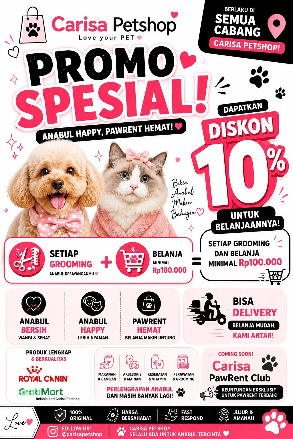 carisa promo spesial